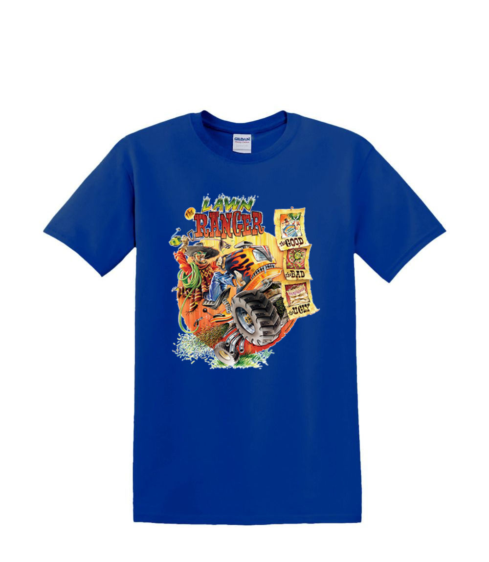 T-Shirt S to 2XL 3XL - lawn ranger MOWER car fun adult - Picture 32 of 72