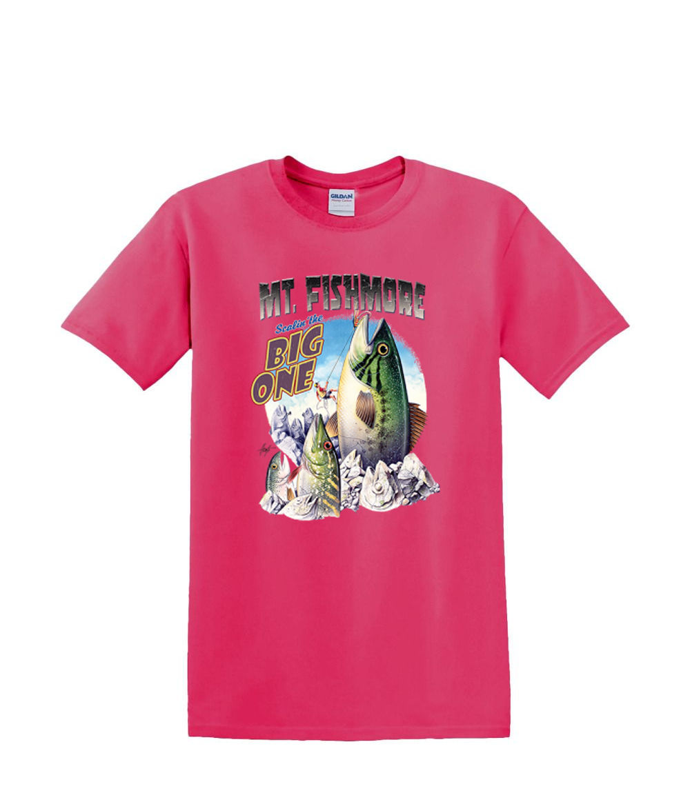 Camiseta S a 2XL 3XL - mt FISHMORE pesca trucha diversión adulto - Imagen 66 de 72