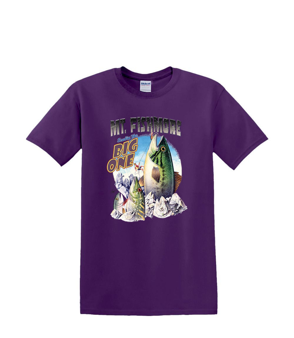 Camiseta S a 2XL 3XL - mt FISHMORE pesca trucha diversión adulto - Imagen 30 de 72