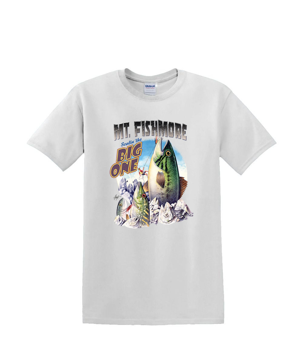 Camiseta S a 2XL 3XL - mt FISHMORE pesca trucha diversión adulto - Imagen 45 de 72