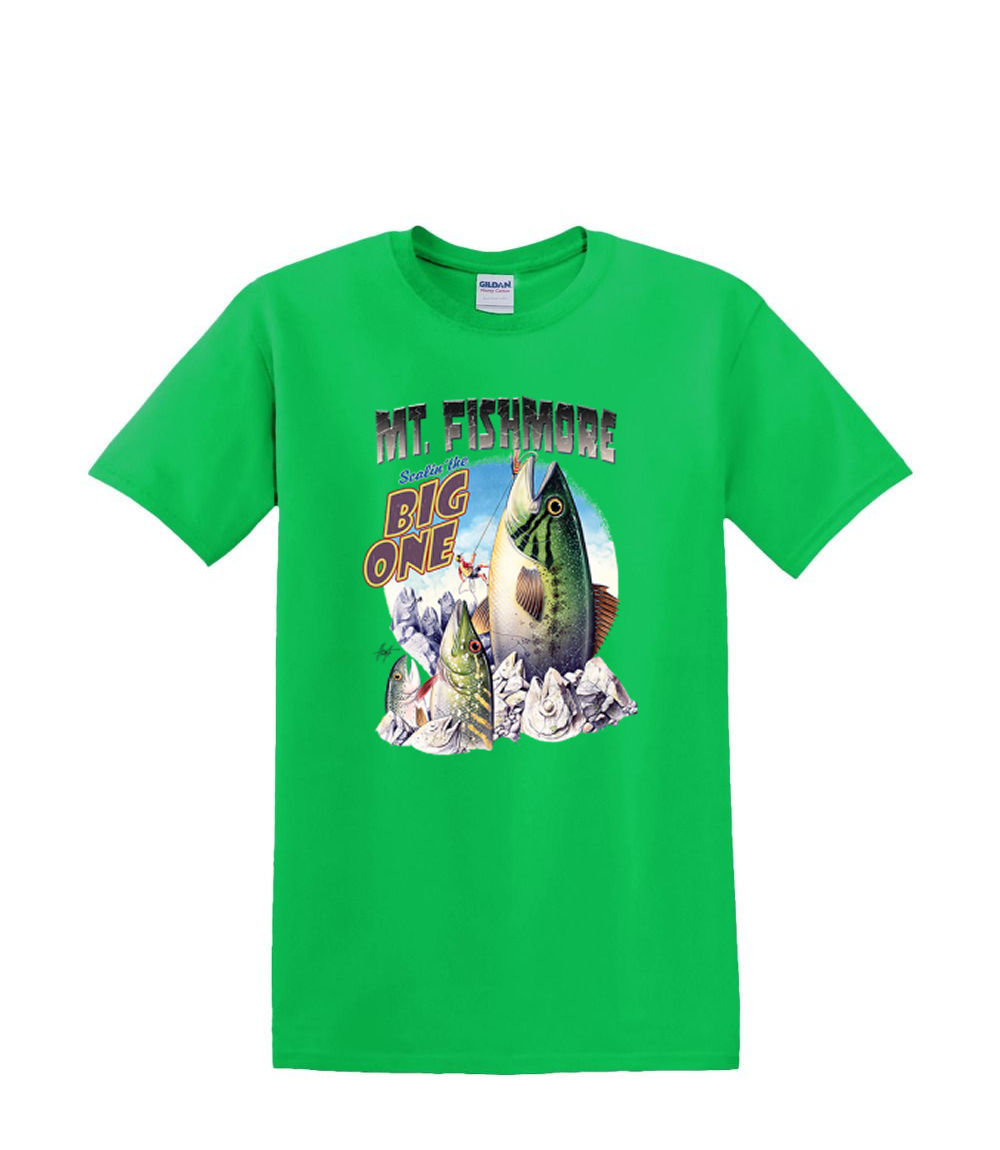 Camiseta S a 2XL 3XL - mt FISHMORE pesca trucha diversión adulto - Imagen 21 de 72