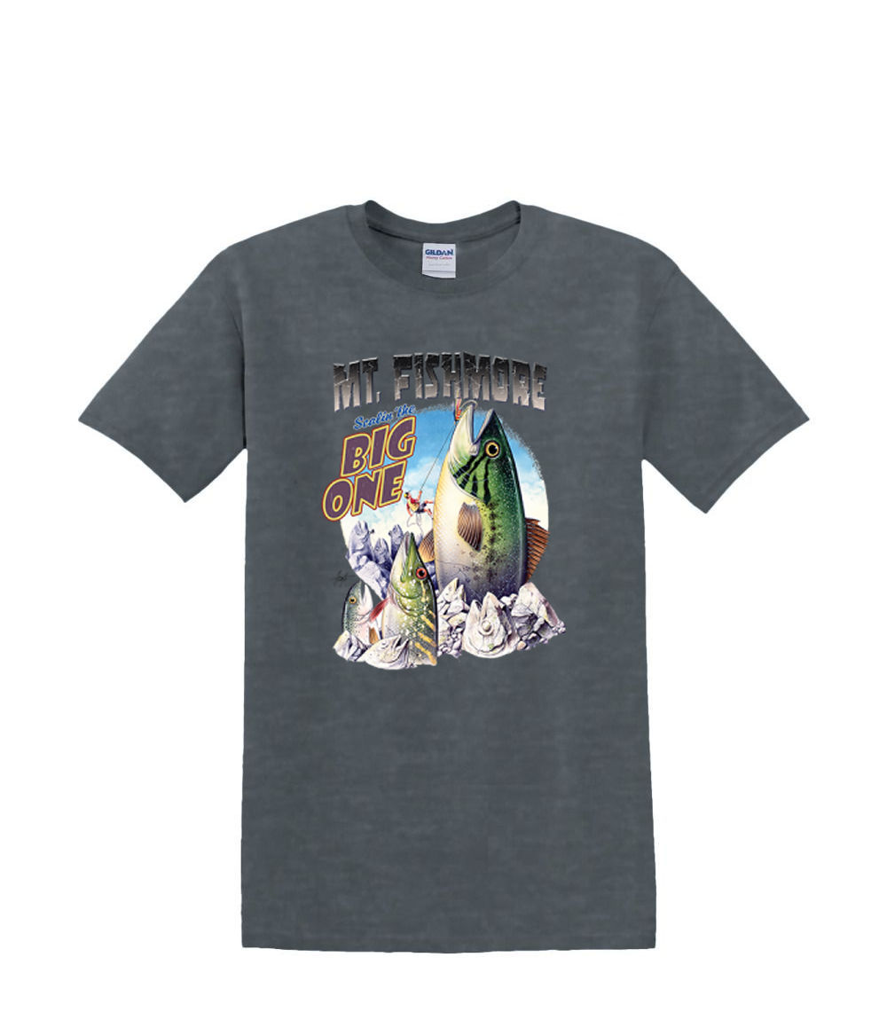 Camiseta S a 2XL 3XL - mt FISHMORE pesca trucha diversión adulto - Imagen 56 de 72