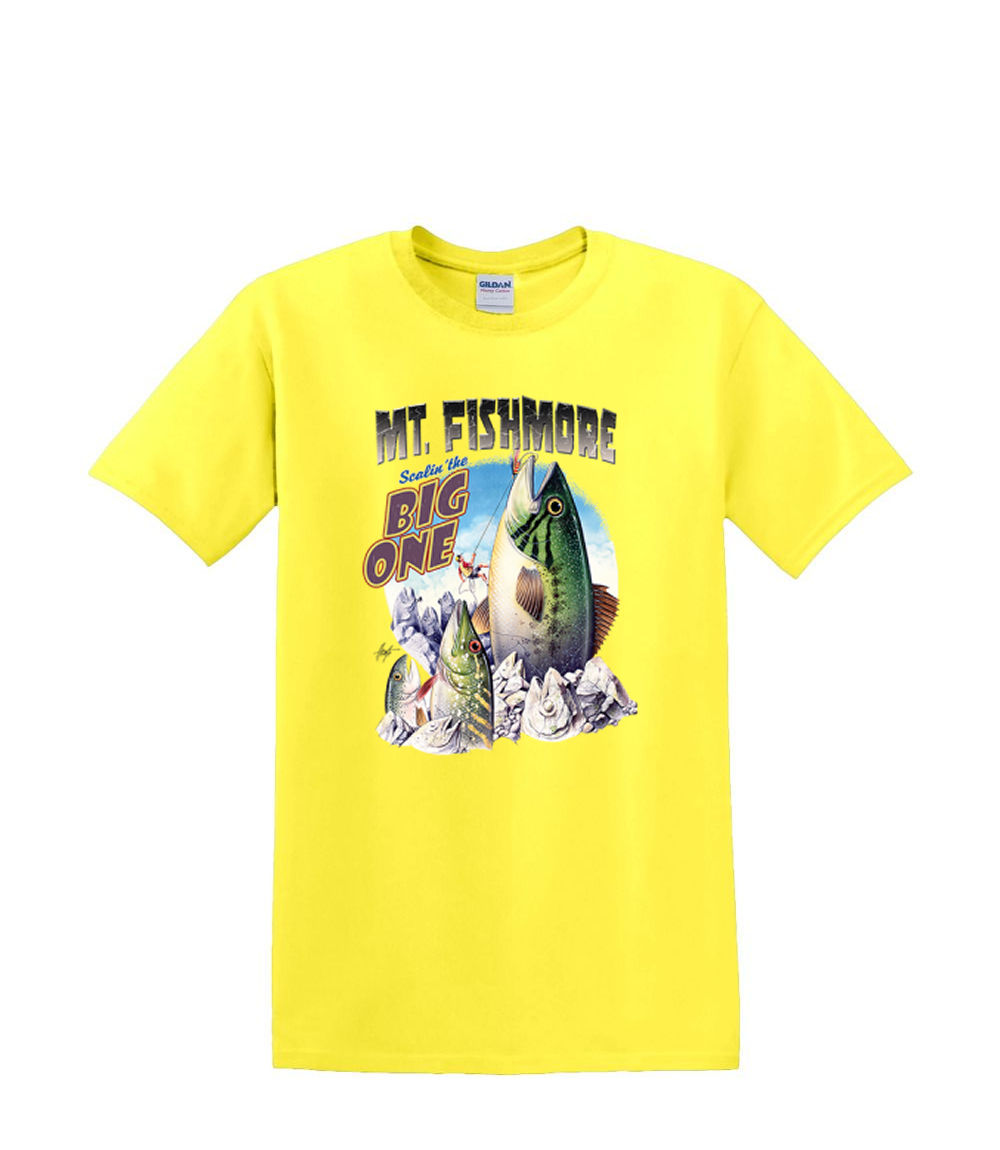 Camiseta S a 2XL 3XL - mt FISHMORE pesca trucha diversión adulto - Imagen 50 de 72