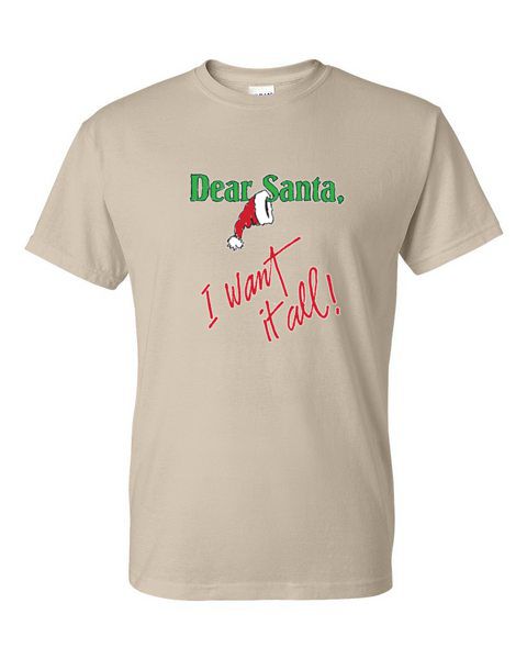 T-Shirt XL 2XL 3XL - LIEBER WEIHNACHTSMANN ICH WILL ALLES - SAISONALER WEIHNACHTSSPASS Erwachsene - Bild 16 von 45