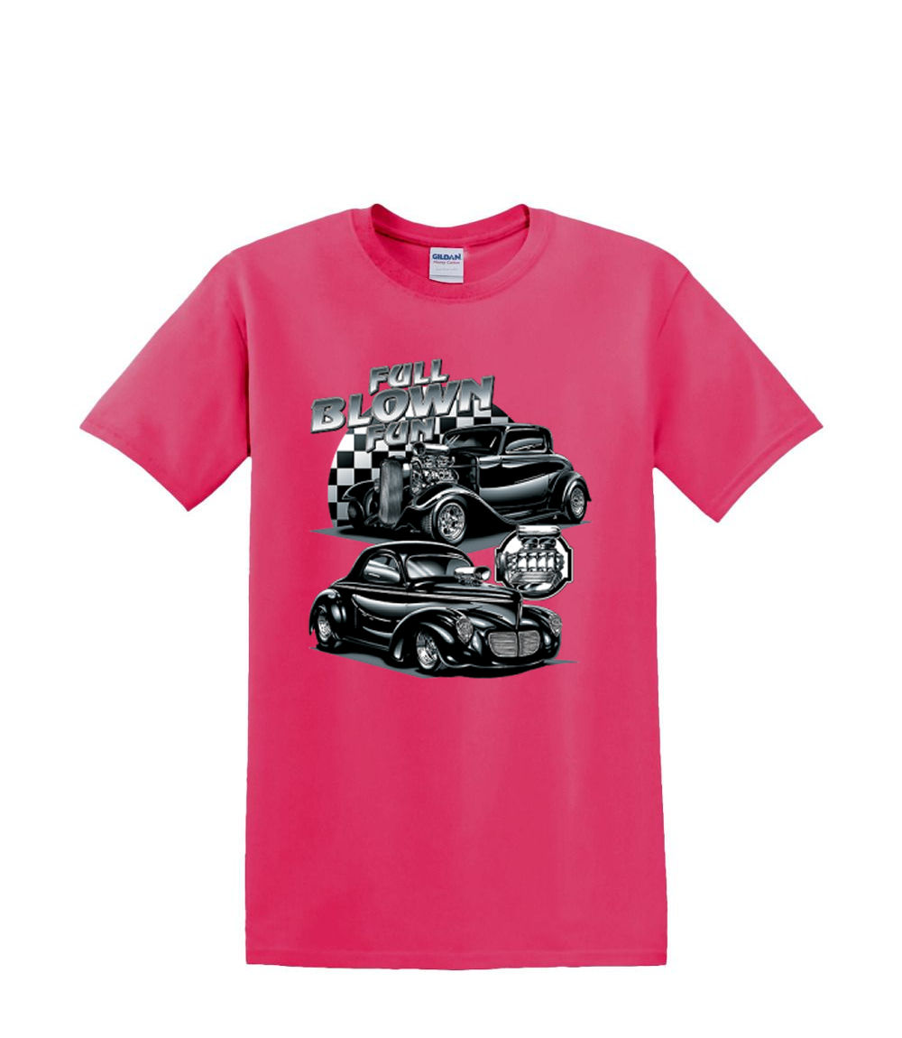 T-Shirt S to 2XL 3XL - FULL BLOWN hotrod auto car adult - Picture 63 of 72