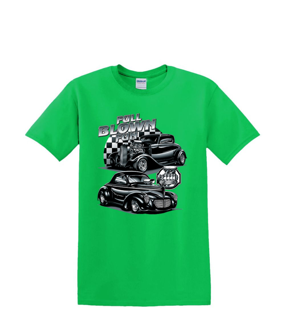 T-Shirt S to 2XL 3XL - FULL BLOWN hotrod auto car adult - Picture 20 of 72