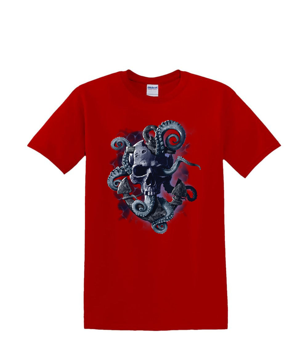 T-Shirt S bis 2XL 3XL - OKTOPUS SKULL Maritim Wasserspaß Erwachsene - Bild 41 von 72