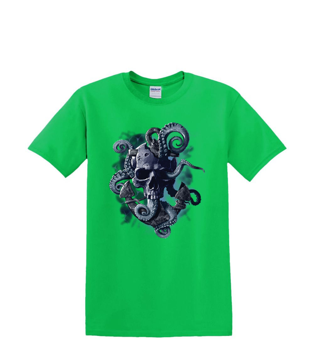 T-Shirt S bis 2XL 3XL - OKTOPUS SKULL Maritim Wasserspaß Erwachsene - Bild 24 von 72