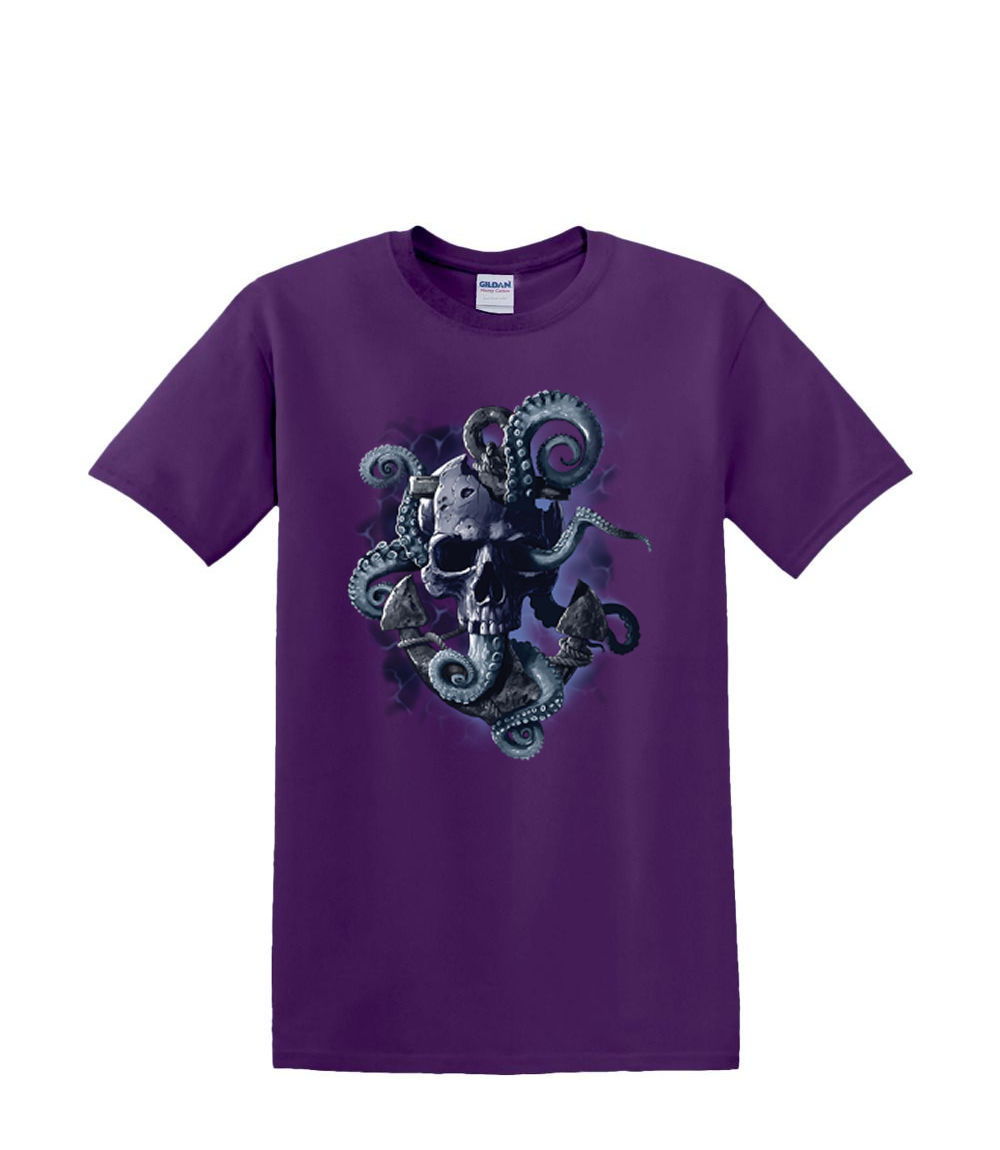 T-Shirt S bis 2XL 3XL - OKTOPUS SKULL Maritim Wasserspaß Erwachsene - Bild 30 von 72