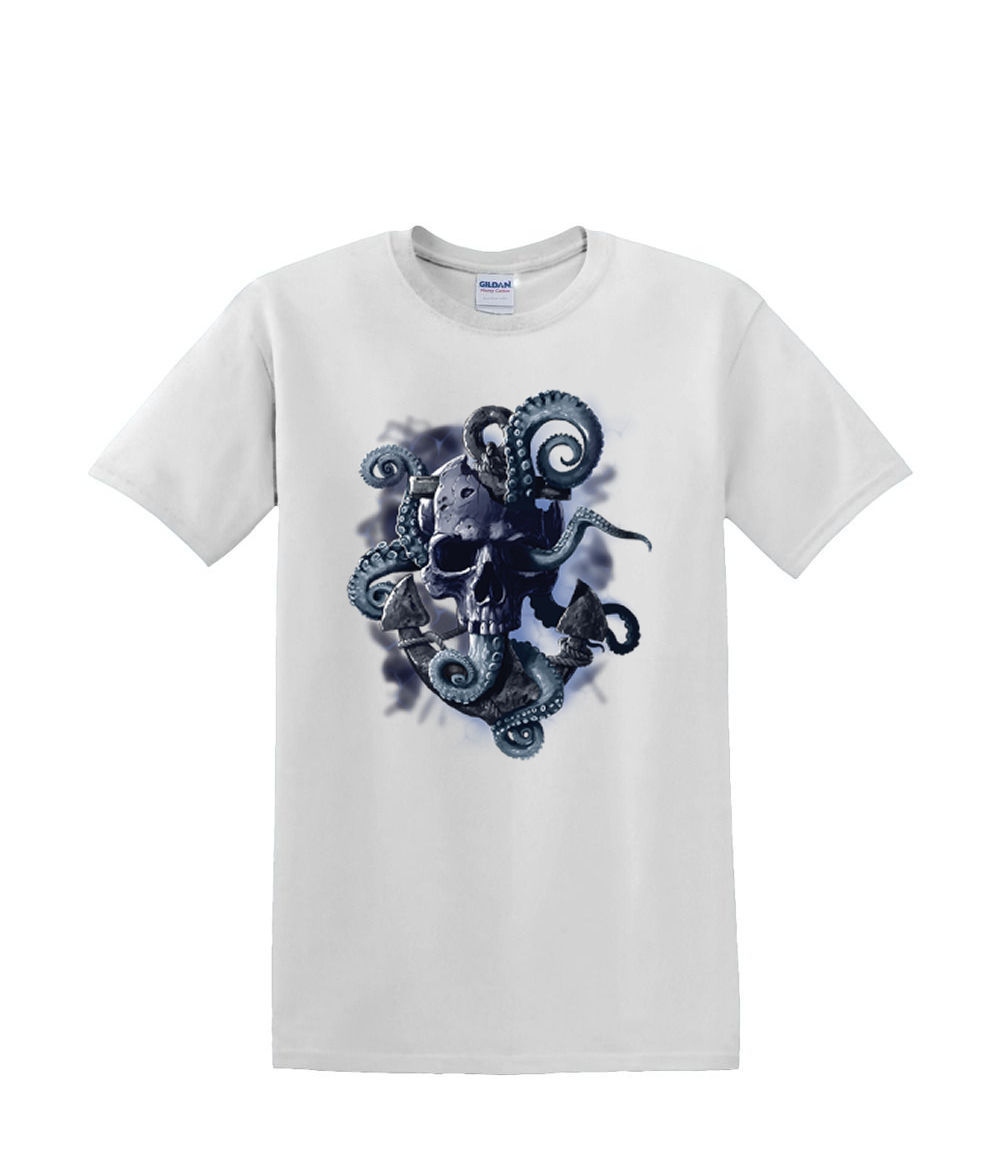 T-Shirt S bis 2XL 3XL - OKTOPUS SKULL Maritim Wasserspaß Erwachsene - Bild 45 von 72
