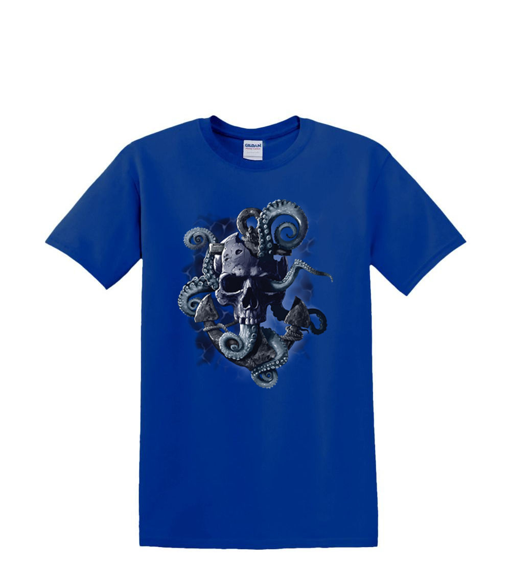 T-Shirt S bis 2XL 3XL - OKTOPUS SKULL Maritim Wasserspaß Erwachsene - Bild 33 von 72