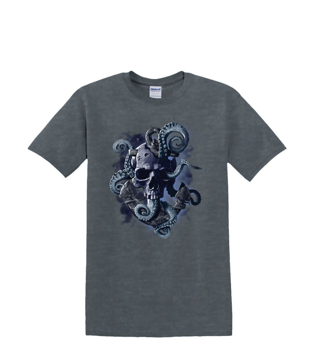 T-Shirt S bis 2XL 3XL - OKTOPUS SKULL Maritim Wasserspaß Erwachsene - Bild 55 von 72