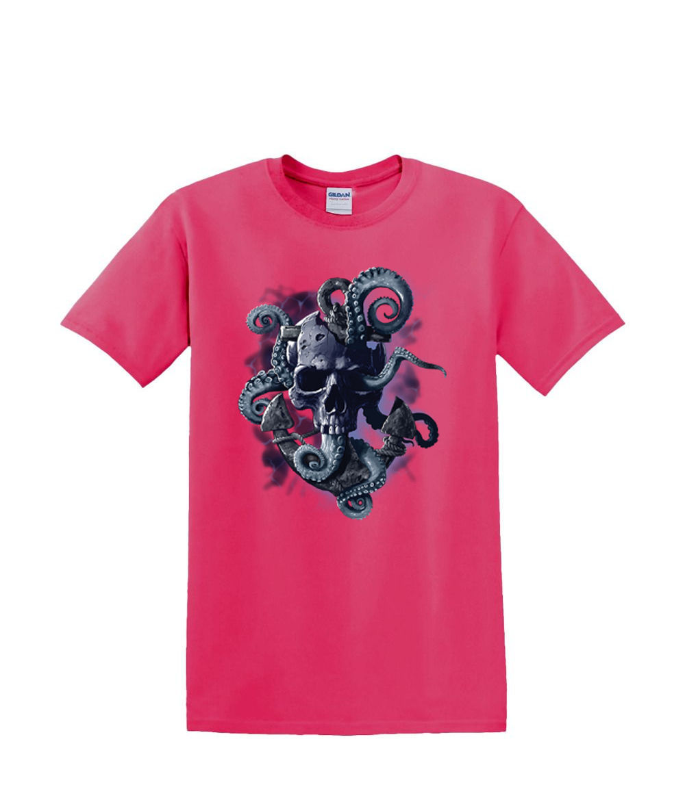 T-Shirt S bis 2XL 3XL - OKTOPUS SKULL Maritim Wasserspaß Erwachsene - Bild 64 von 72