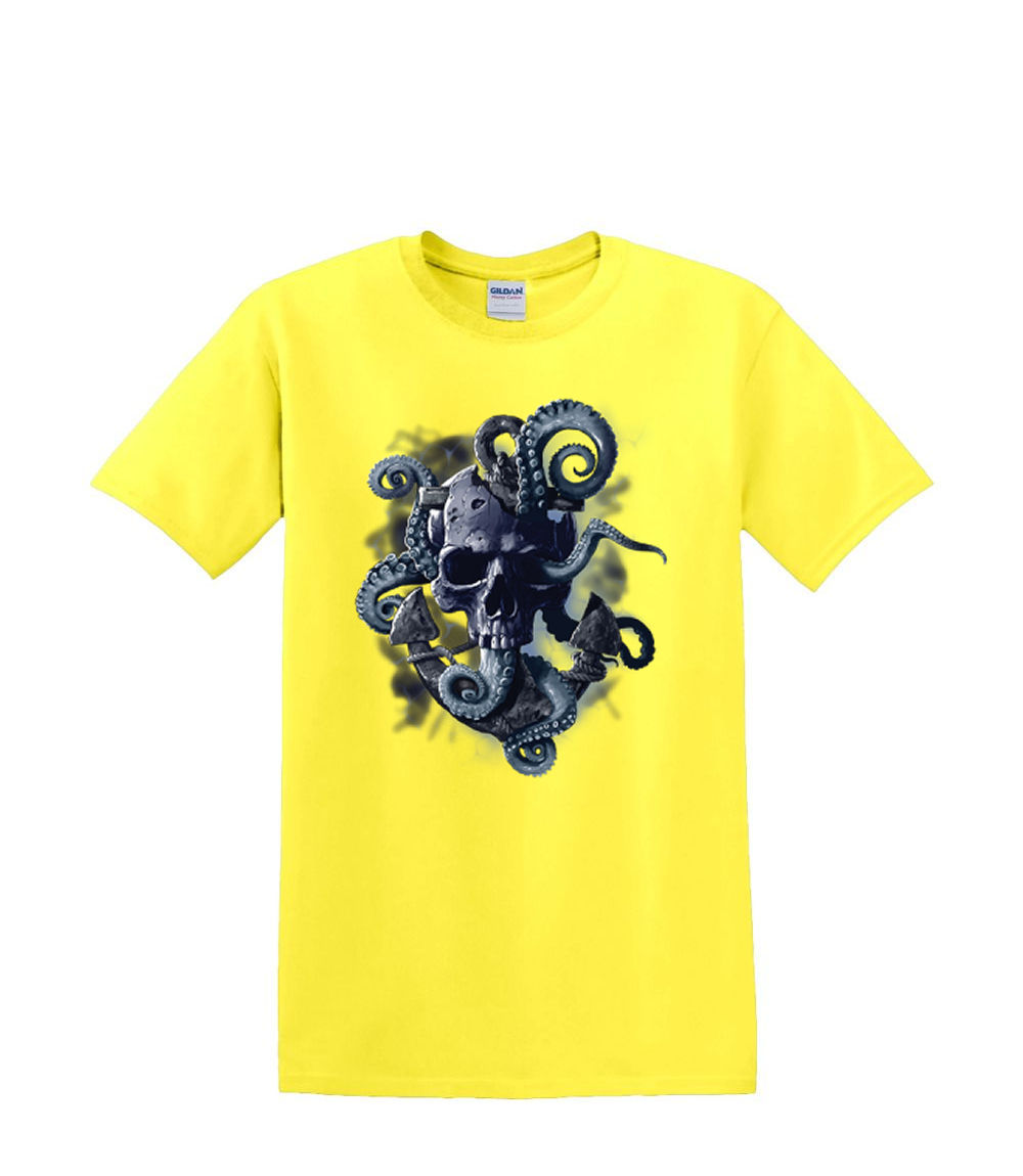 T-Shirt S bis 2XL 3XL - OKTOPUS SKULL Maritim Wasserspaß Erwachsene - Bild 52 von 72