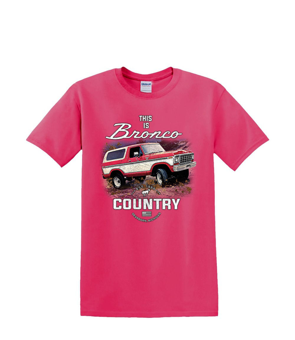 T-Shirt S to 2XL 3XL - BRONCO COUNTRY off road 4X4 suv fun adult - Picture 63 of 72