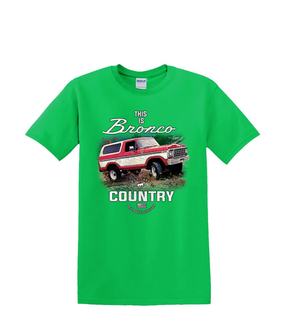T-Shirt S to 2XL 3XL - BRONCO COUNTRY off road 4X4 suv fun adult - Picture 20 of 72
