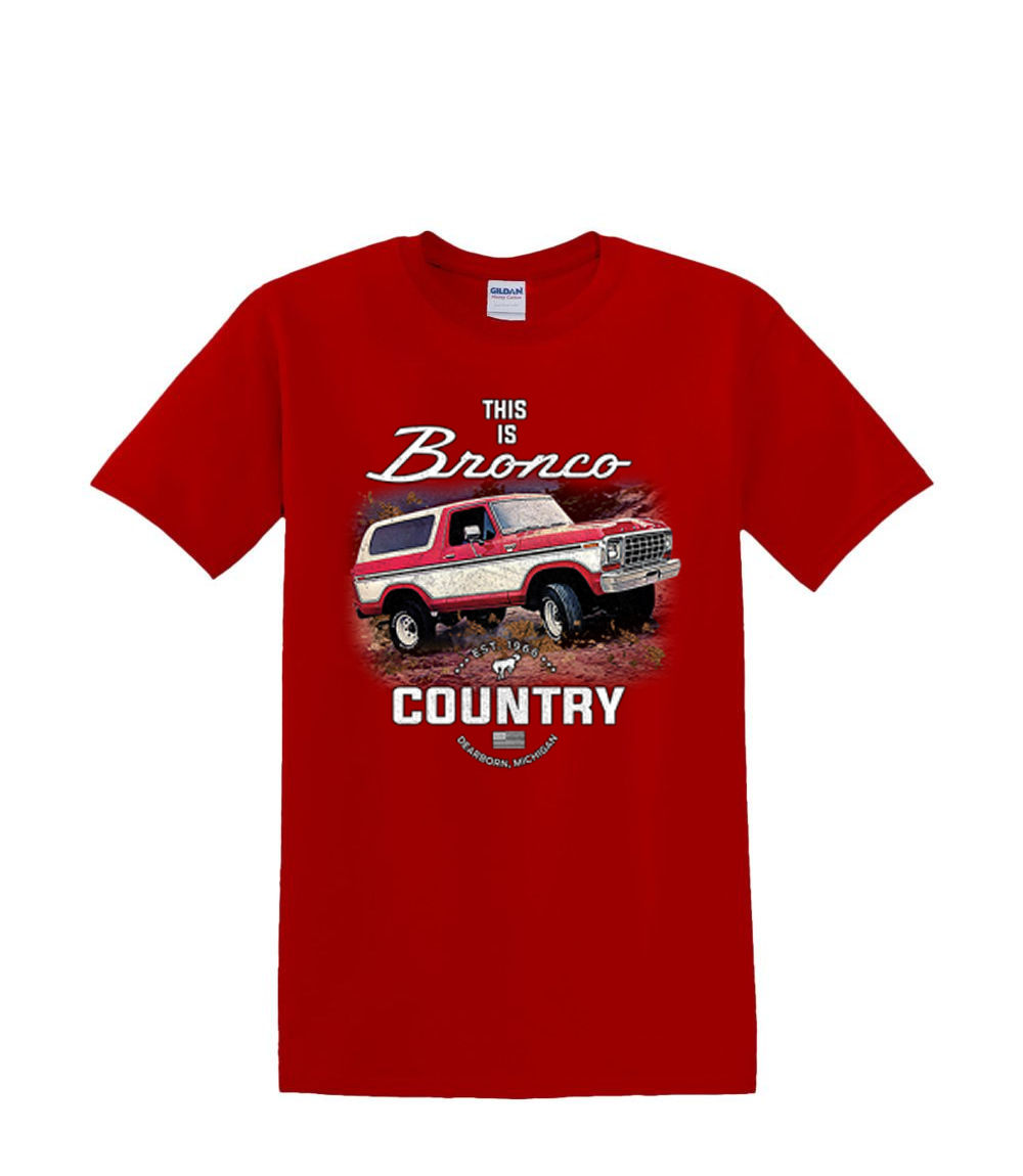 T-Shirt S to 2XL 3XL - BRONCO COUNTRY off road 4X4 suv fun adult - Picture 37 of 72