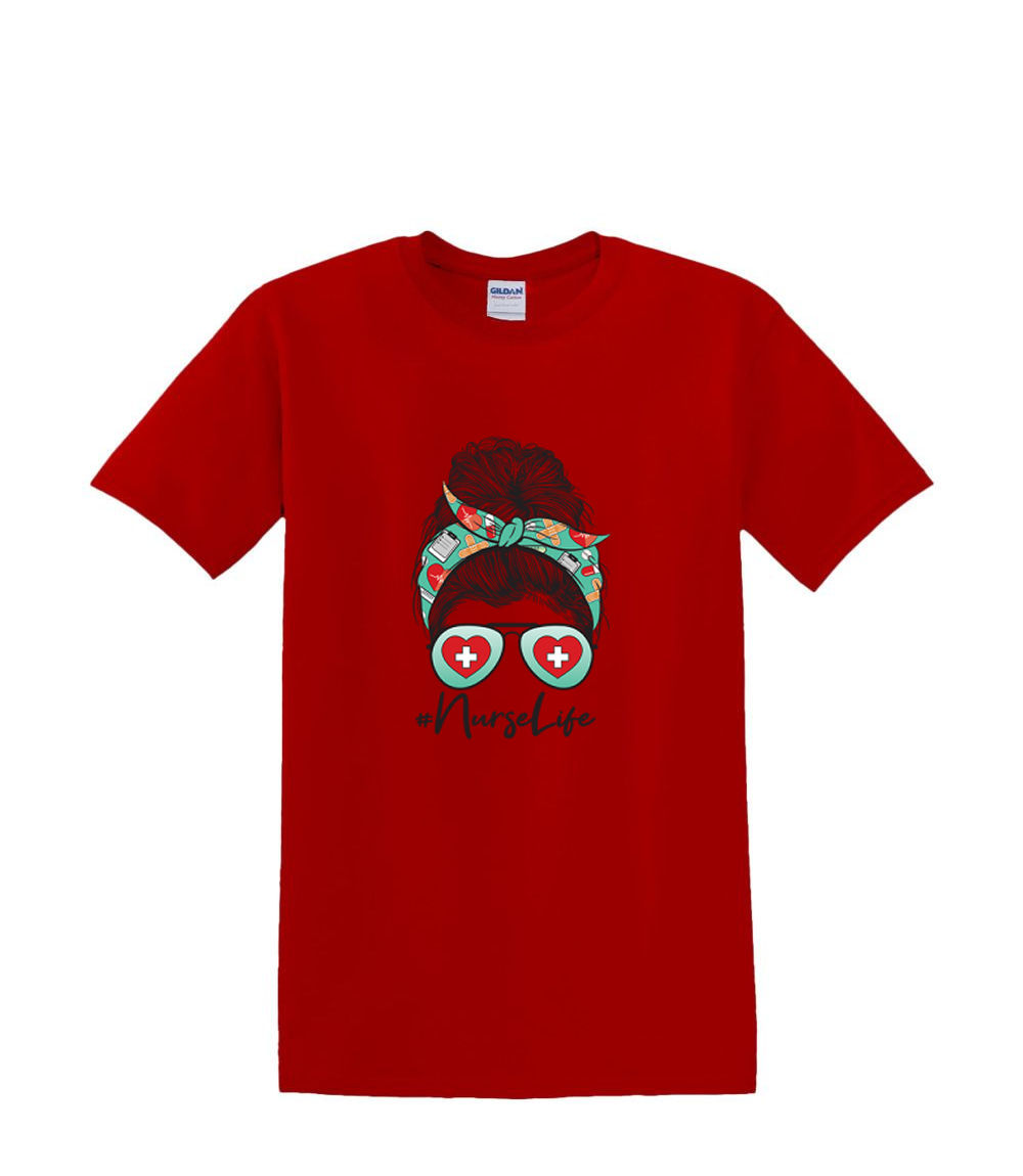 T-Shirt S to 2XL 3XL - NURSE LIFE MOM- medical professional fun adult - Picture 40 of 72