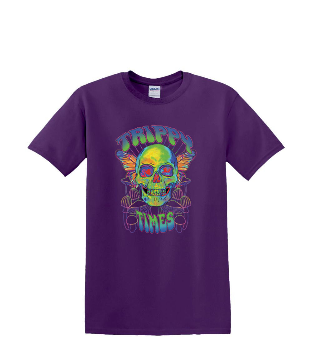 T-Shirt S bis 2XL 3XL - TRIPPY TIMES pot high weed times 420 fun adult - Bild 29 von 72