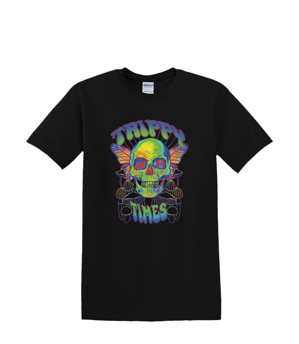 T-Shirt S bis 2XL 3XL - TRIPPY TIMES pot high weed times 420 fun adult - Bild 16 von 72