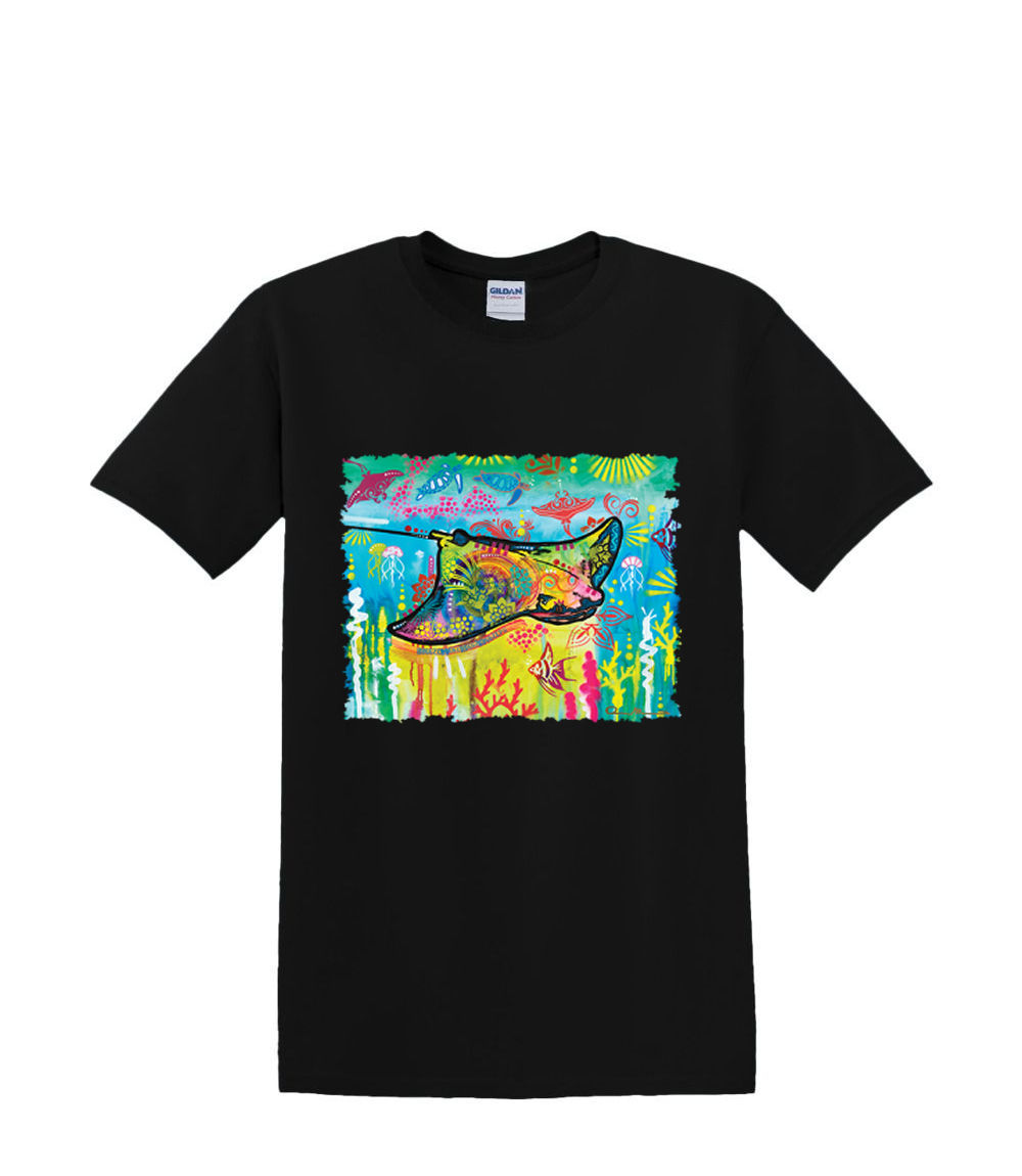 Camiseta S a 2XL 3XL - STING RAY neón bajo el agua diversión náutica adulto - Imagen 16 de 72