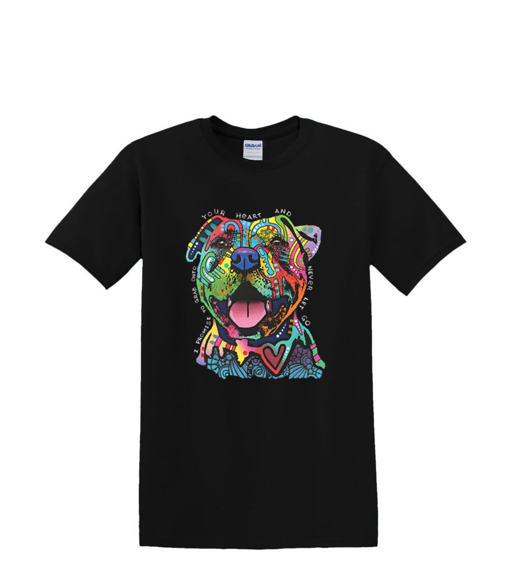 S a 2XL 3XL - nunca LET GO cachorro pitbull peludo - perro mascota neón adulto - Imagen 17 de 72