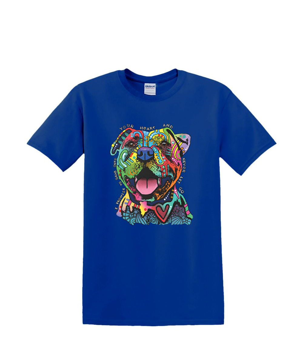 S a 2XL 3XL - nunca LET GO cachorro pitbull peludo - perro mascota neón adulto - Imagen 36 de 72