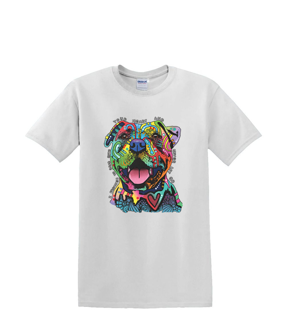 S a 2XL 3XL - nunca LET GO cachorro pitbull peludo - perro mascota neón adulto - Imagen 44 de 72