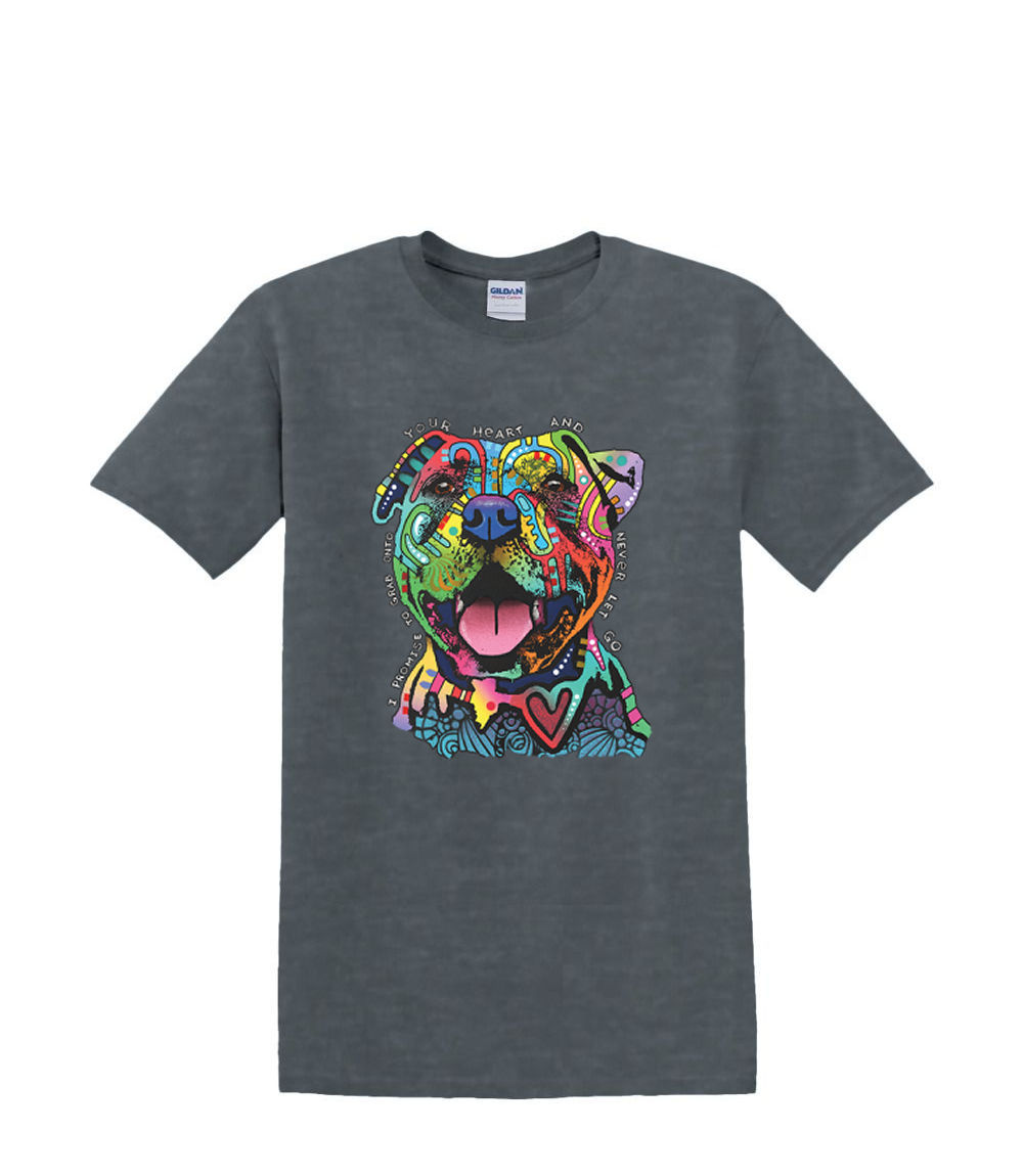 S a 2XL 3XL - nunca LET GO cachorro pitbull peludo - perro mascota neón adulto - Imagen 56 de 72