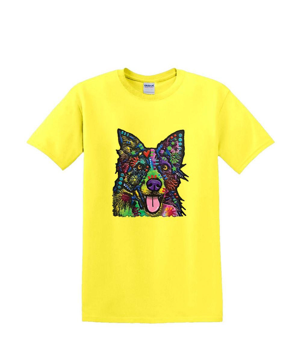 S to 2XL 3XL - neon PUFF - let your laugh SHINE - puppy pet dog fun classic - Picture 54 of 72