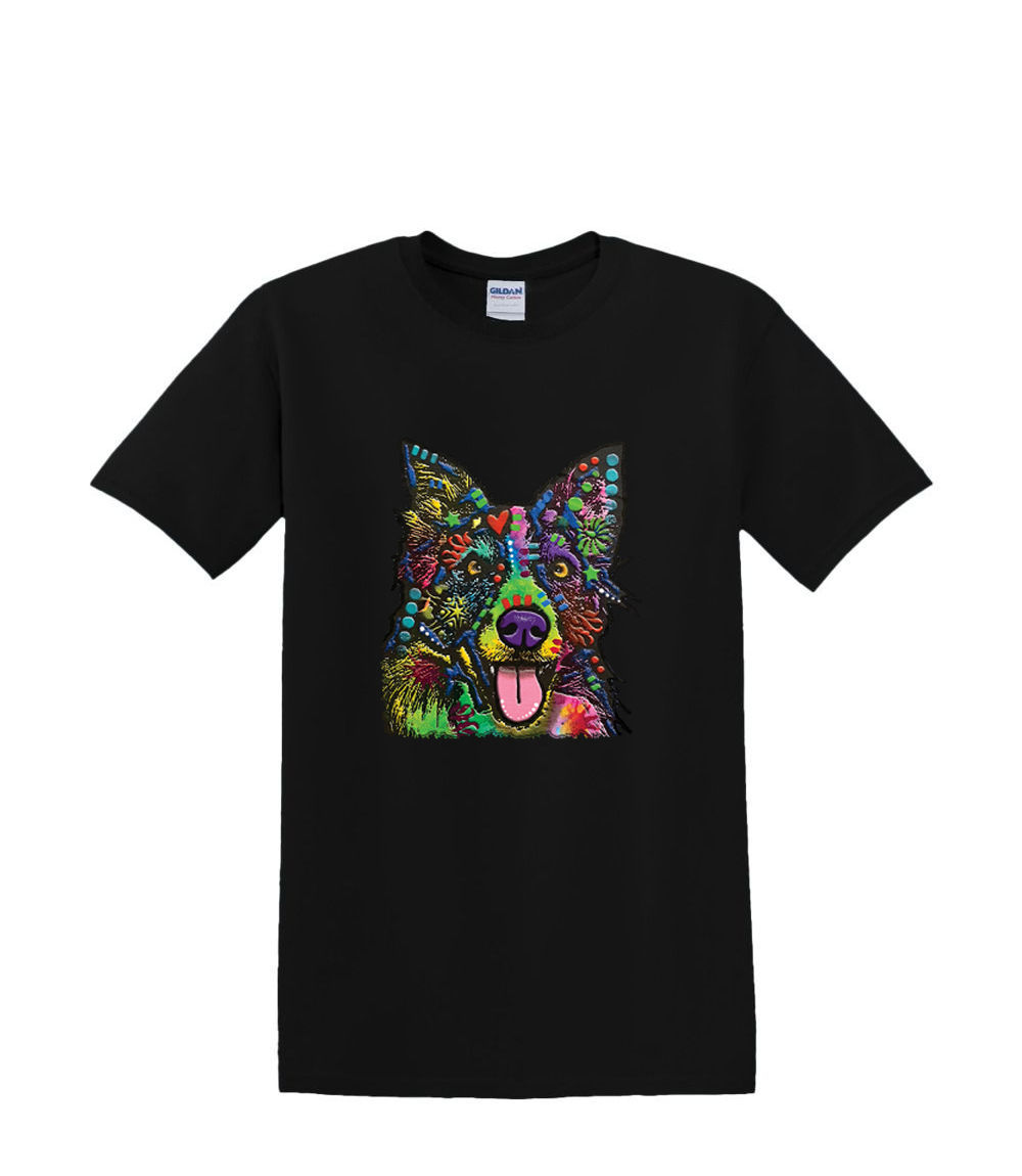 S to 2XL 3XL - neon PUFF - let your laugh SHINE - puppy pet dog fun classic - Picture 16 of 72