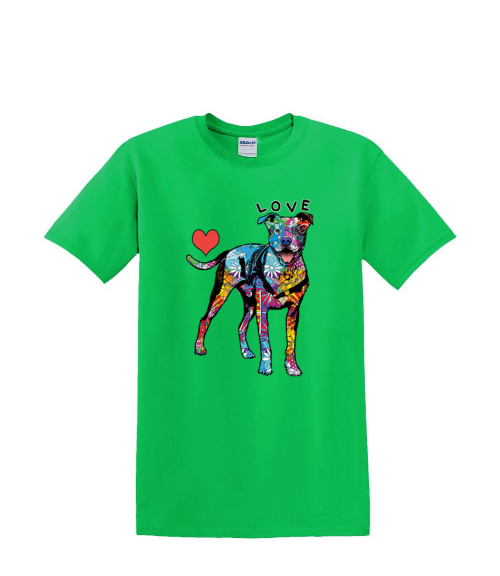 Camiseta S a 2xl 3xl - NEÓN pitBULL PIT LOVE perro divertido humor adulto - Imagen 24 de 72