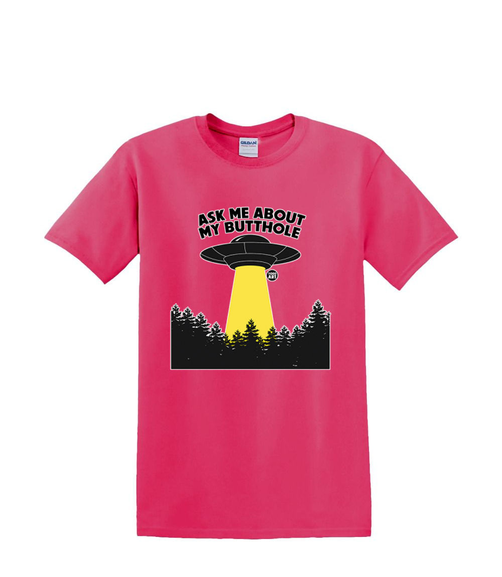 T-Shirt S to 2xl 3xl - BUTTHOLE SPACESHIP ufo Fun Humor Adult - Bild 66 von 72