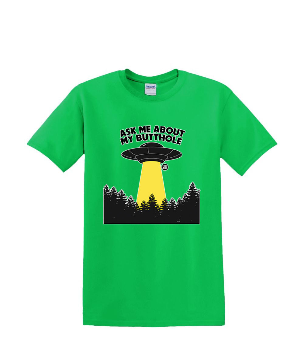 T-Shirt S to 2xl 3xl - BUTTHOLE SPACESHIP ufo Fun Humor Adult - Bild 21 von 72