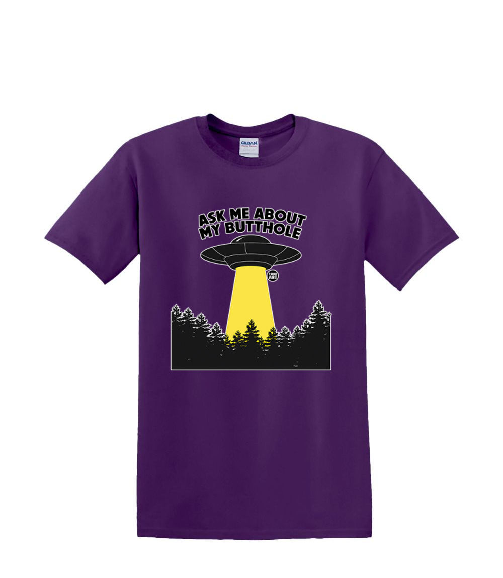T-Shirt S to 2xl 3xl - BUTTHOLE SPACESHIP ufo Fun Humor Adult - Bild 25 von 72