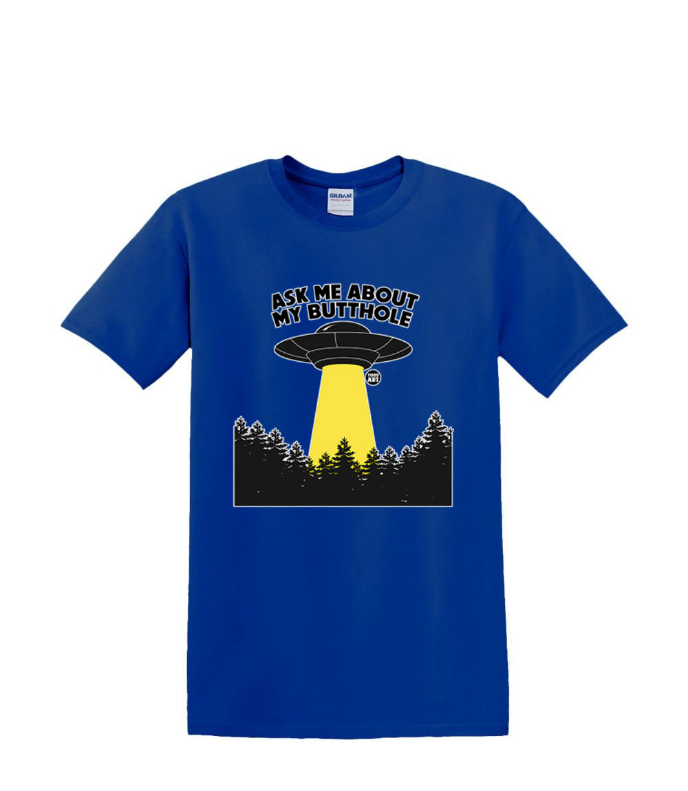 T-Shirt S to 2xl 3xl - BUTTHOLE SPACESHIP ufo Fun Humor Adult - Bild 31 von 72