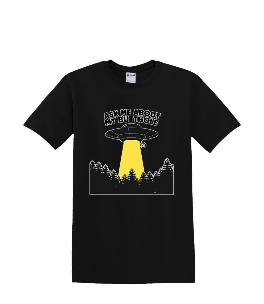T-Shirt S to 2xl 3xl - BUTTHOLE SPACESHIP ufo Fun Humor Adult - Bild 16 von 72