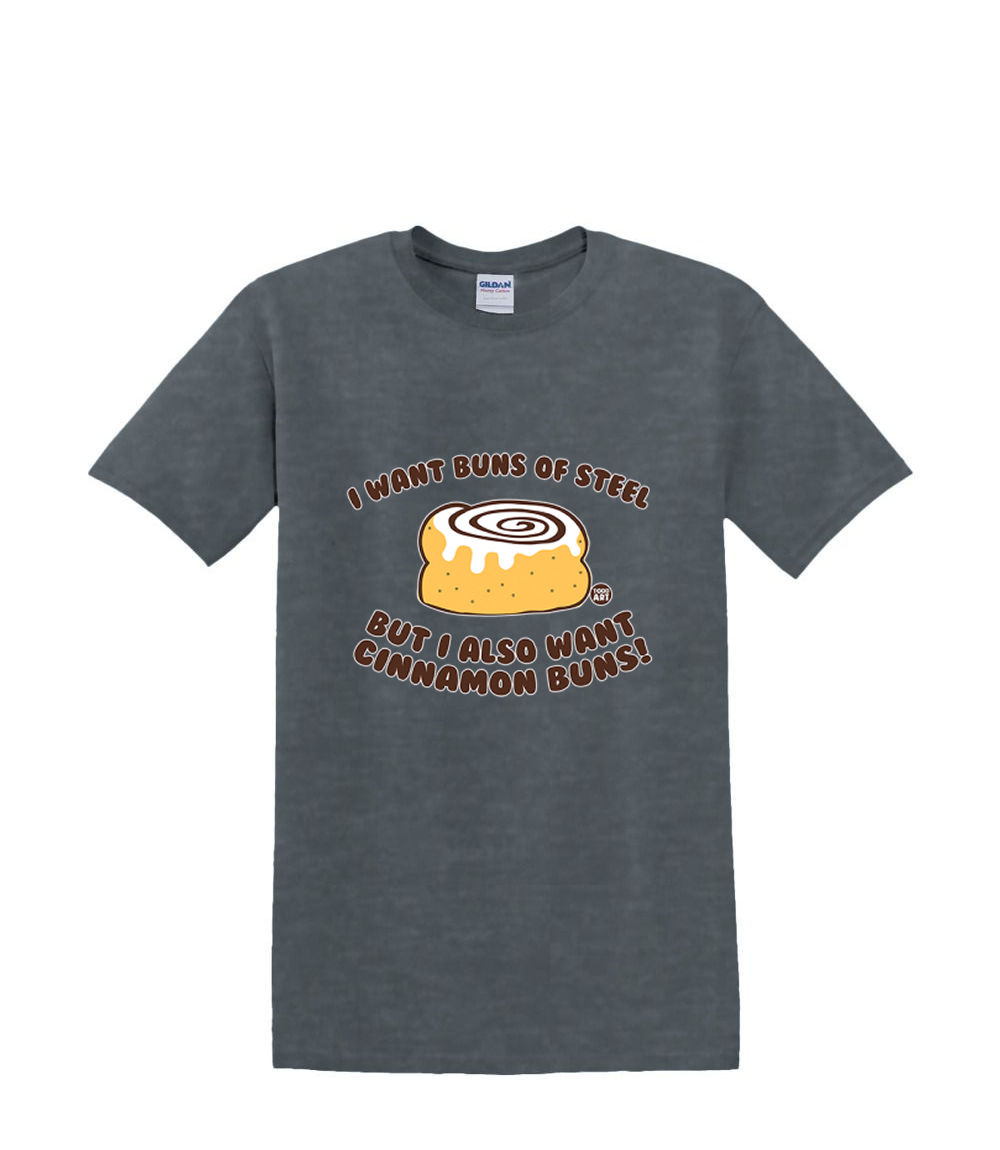 T-Shirt S to 2xl 3xl - CINNAMON BUNS of steel food fun humor adult - Picture 59 of 72