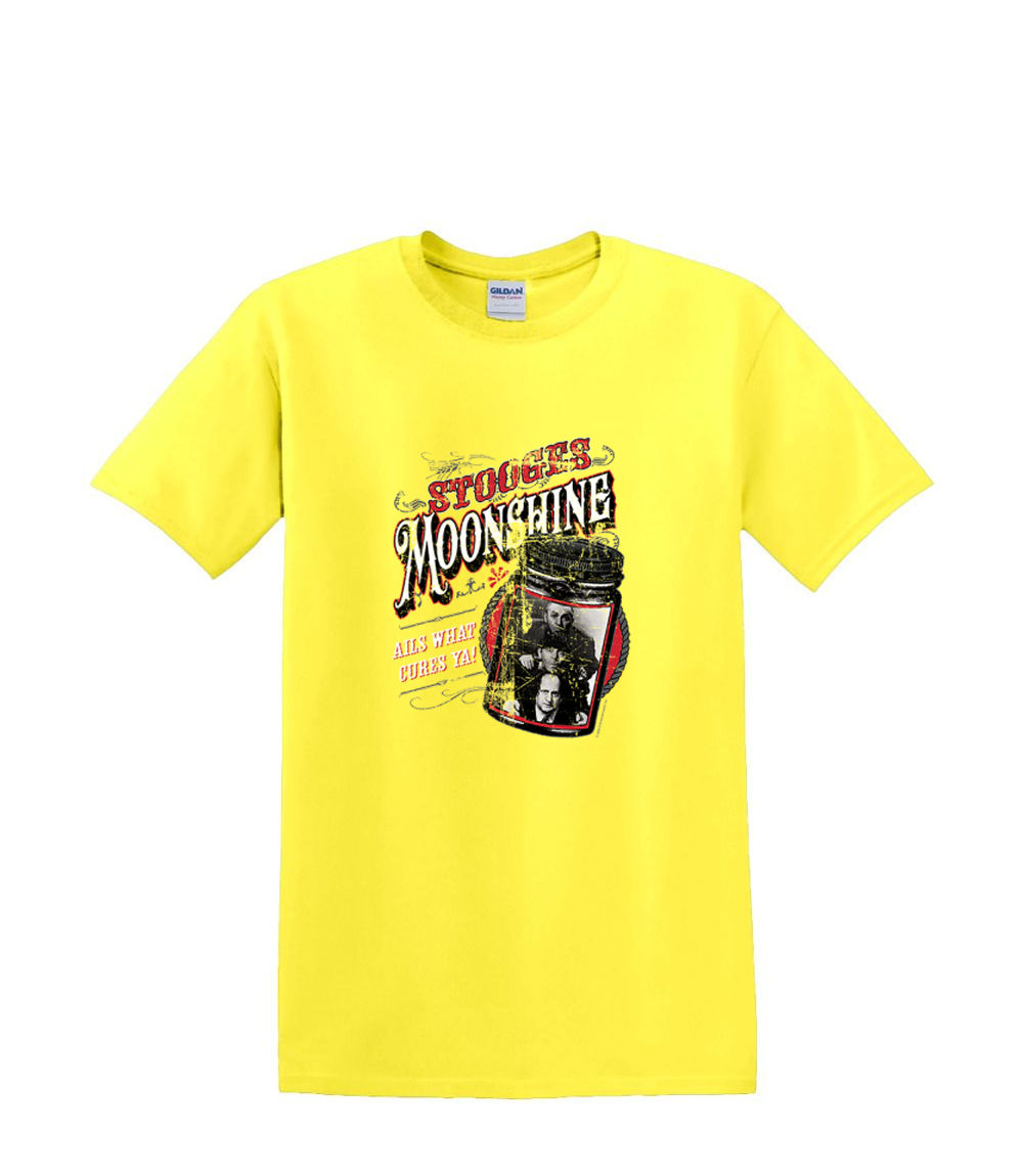 T-Shirt S bis 2XL 3XL - THREE STOOGES MOONSHINE - Fun Humor Larry Curly Moe Erwachsene - Bild 51 von 72