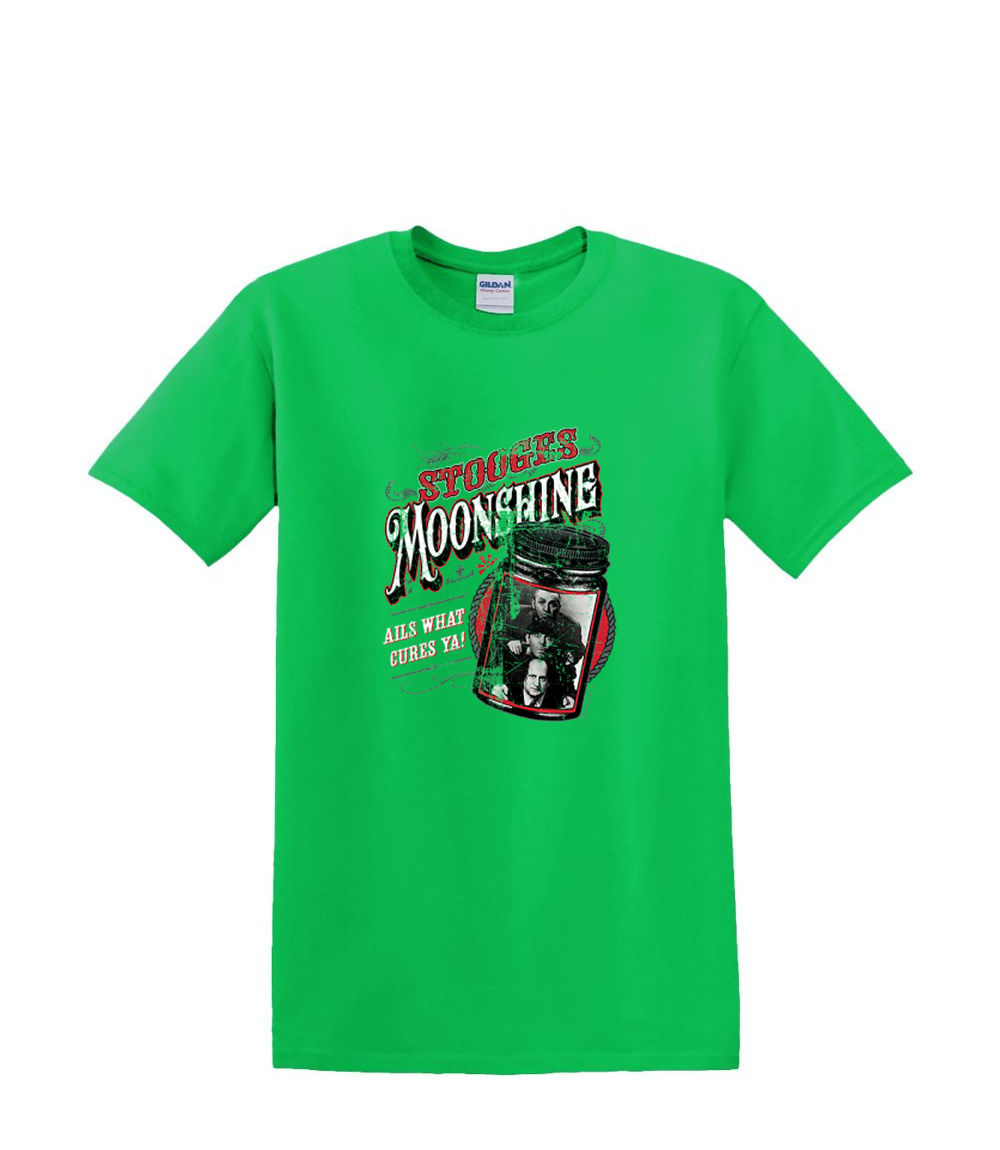 T-Shirt S bis 2XL 3XL - THREE STOOGES MOONSHINE - Fun Humor Larry Curly Moe Erwachsene - Bild 20 von 72
