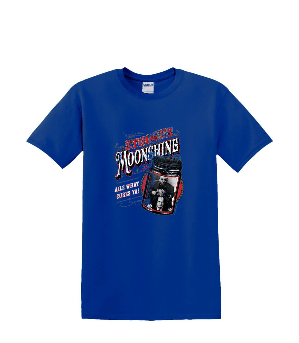 T-Shirt S bis 2XL 3XL - THREE STOOGES MOONSHINE - Fun Humor Larry Curly Moe Erwachsene - Bild 34 von 72