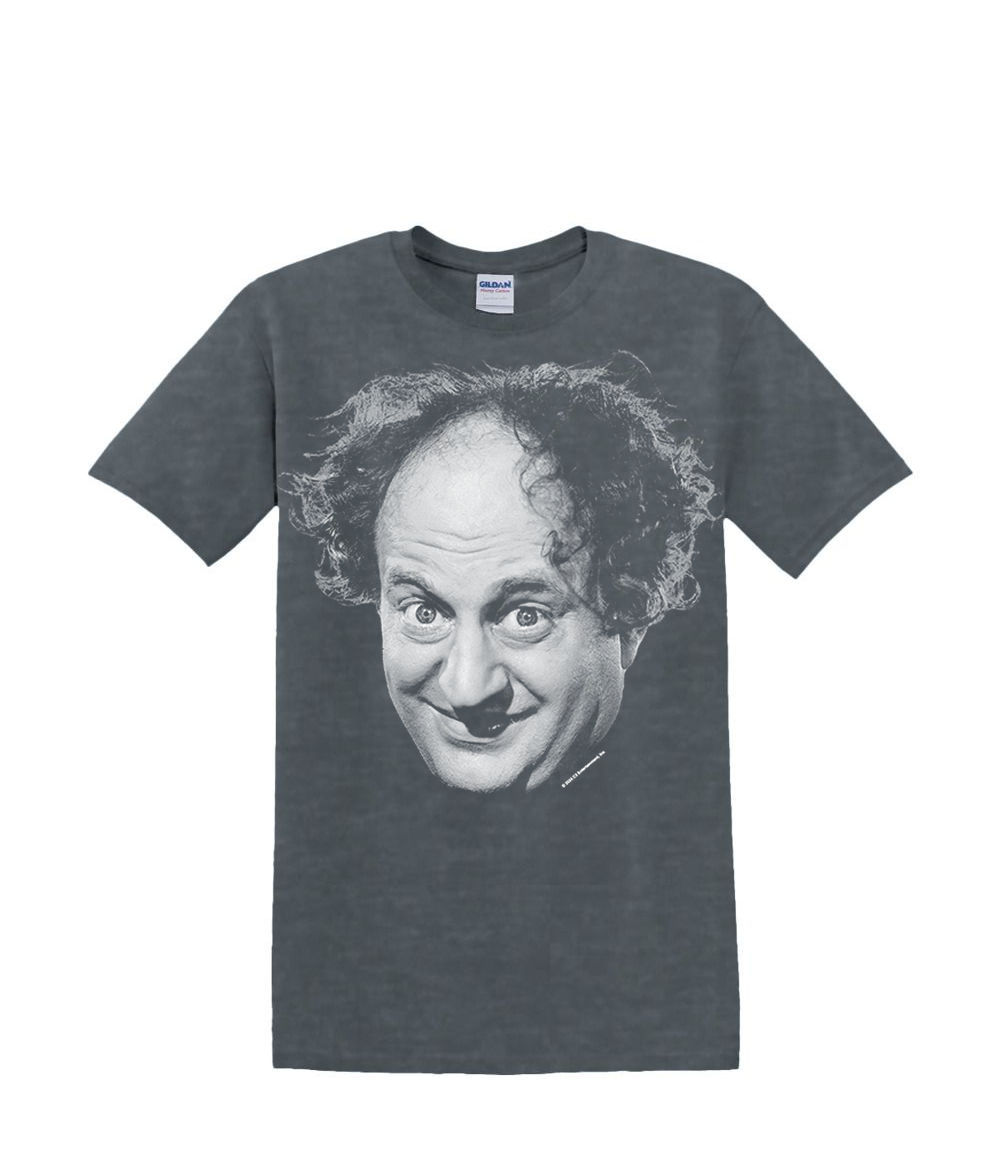 T-Shirt dalla S alla 2XL 3XL - LARRY THREE STOOGES - UMORISMO DIVERTENTE SHEMP CURLY MOE Adulto - Foto 32 di 54
