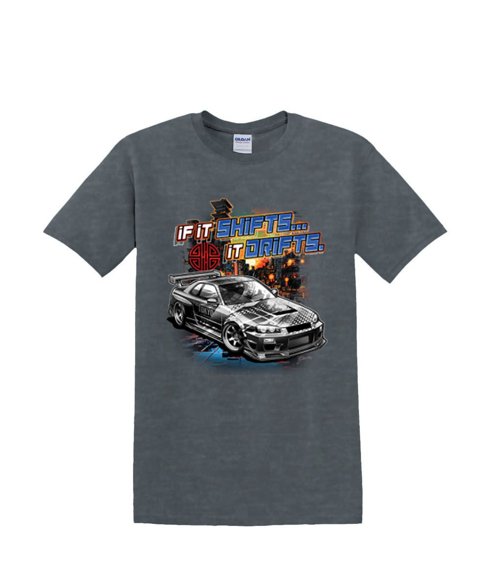 t-Shirt S to 2xl 3xl - DRIFT IT rice burner hotrod car fun humor adult - Picture 59 of 72