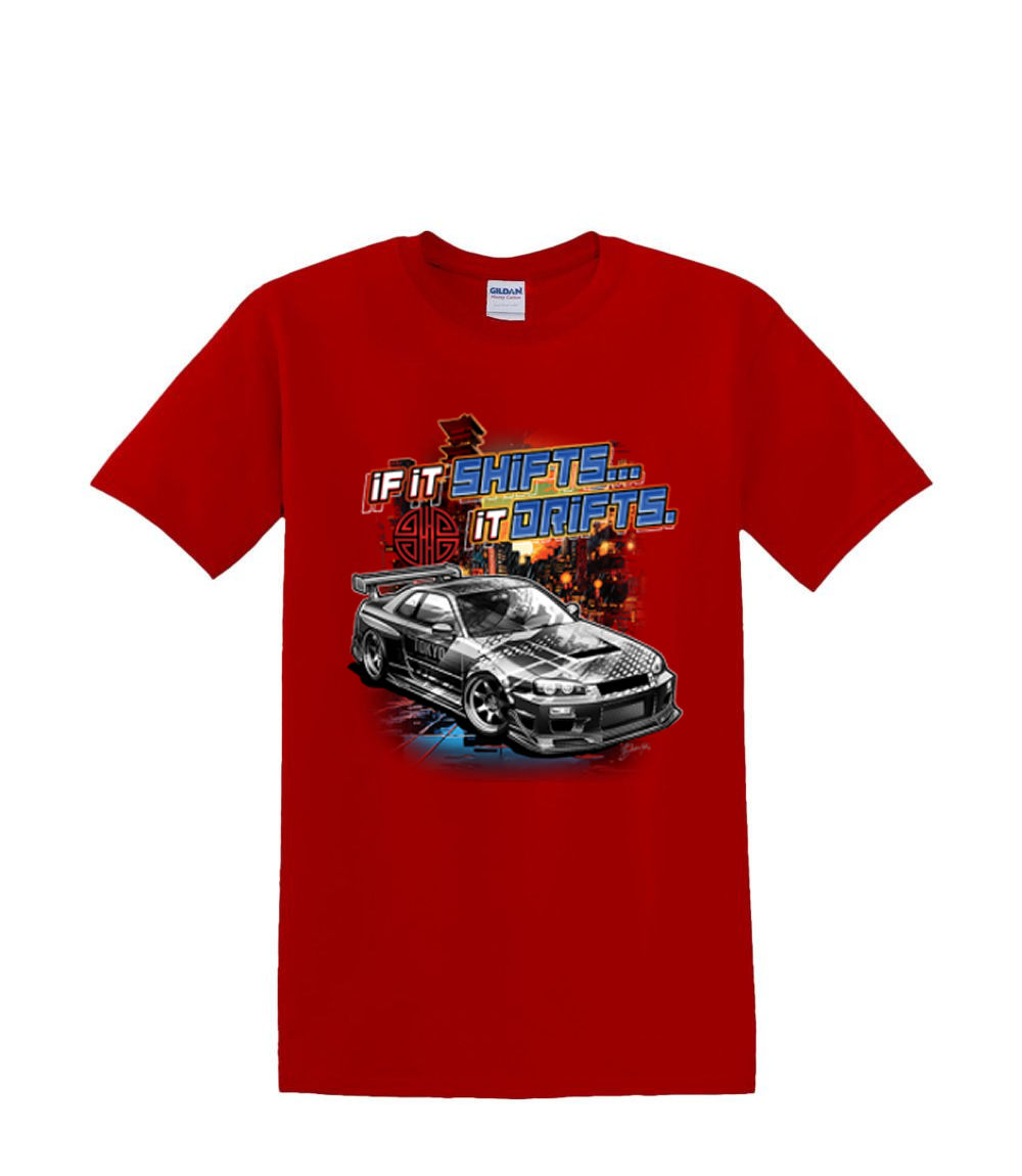 t-Shirt S to 2xl 3xl - DRIFT IT rice burner hotrod car fun humor adult - Picture 41 of 72