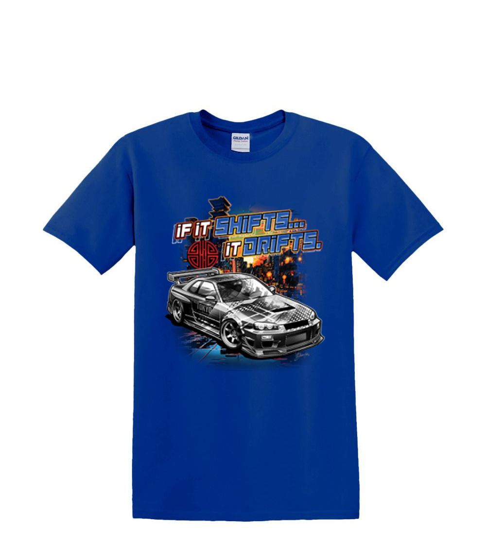 t-Shirt S to 2xl 3xl - DRIFT IT rice burner hotrod car fun humor adult - Picture 36 of 72