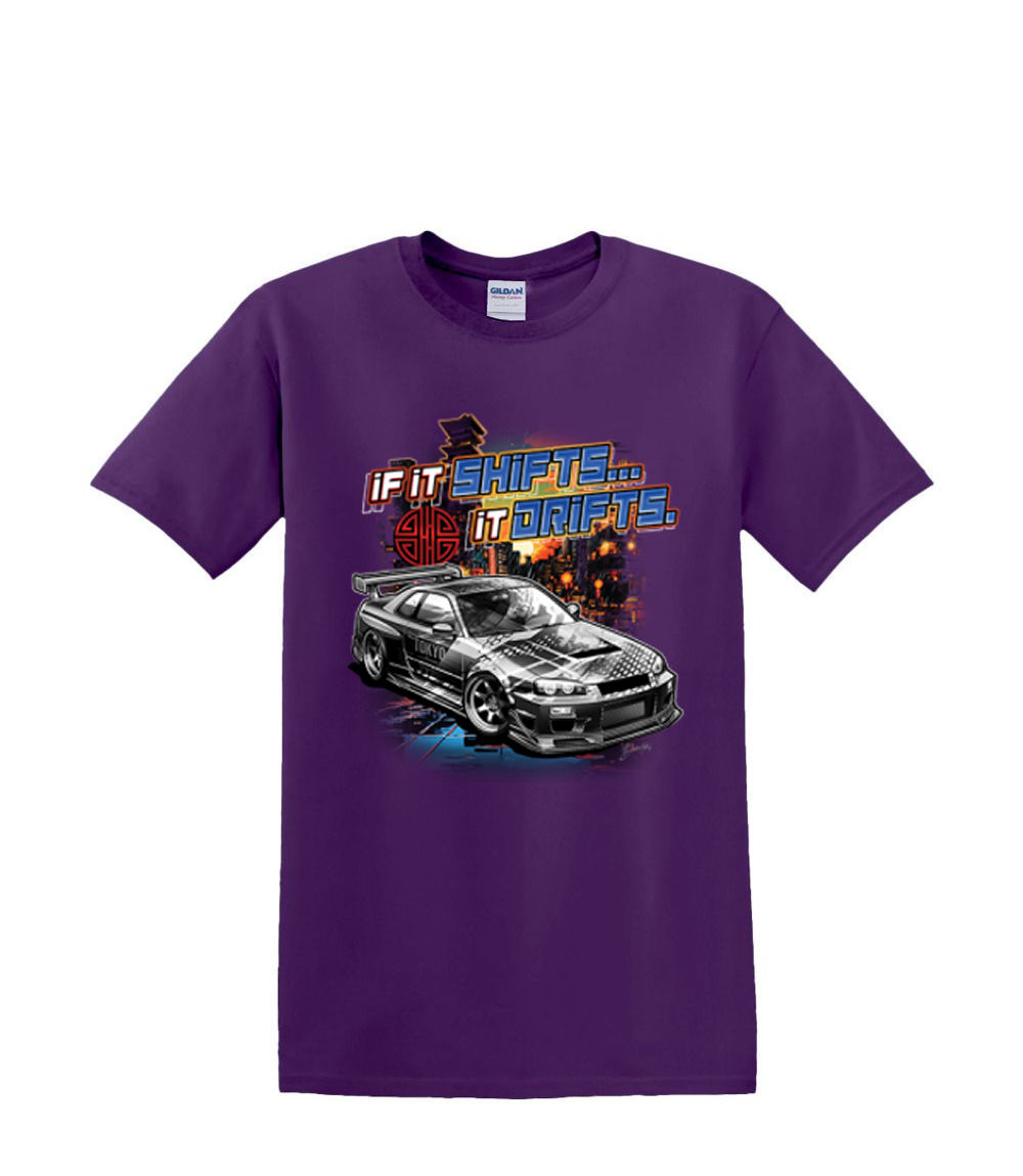 t-Shirt S to 2xl 3xl - DRIFT IT rice burner hotrod car fun humor adult - Picture 27 of 72