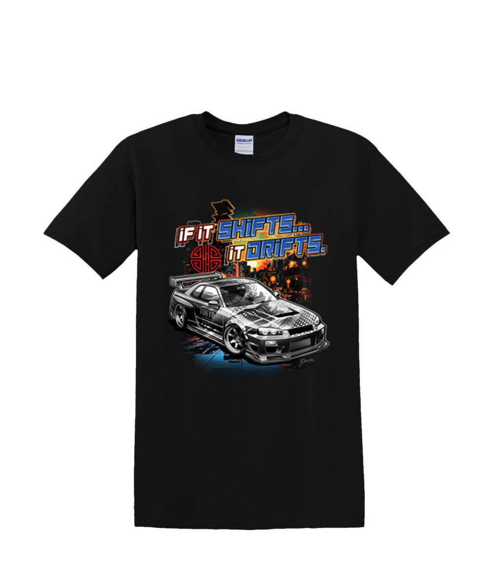 t-Shirt S to 2xl 3xl - DRIFT IT rice burner hotrod car fun humor adult - Picture 14 of 72