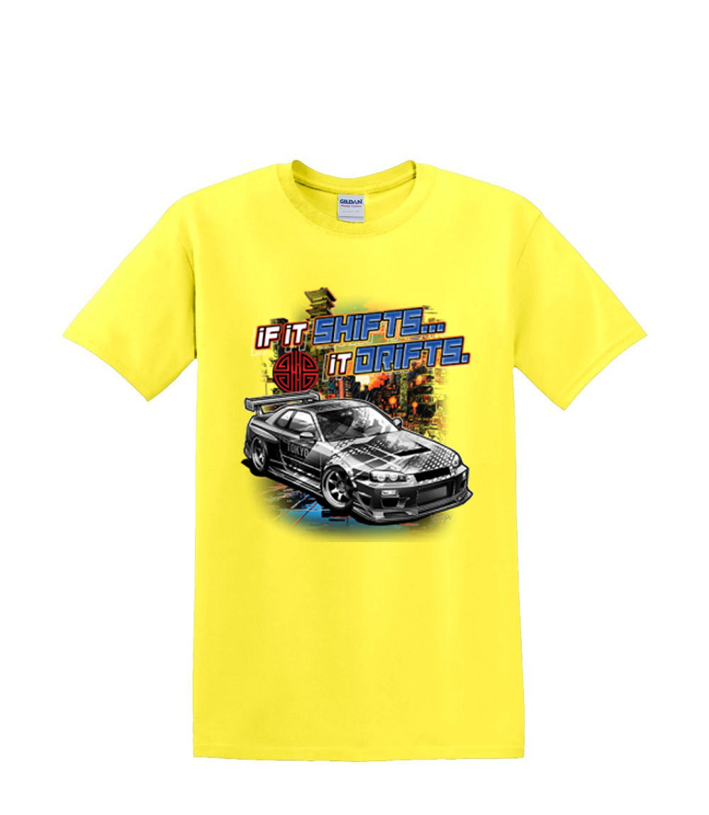 t-Shirt S to 2xl 3xl - DRIFT IT rice burner hotrod car fun humor adult - Picture 49 of 72