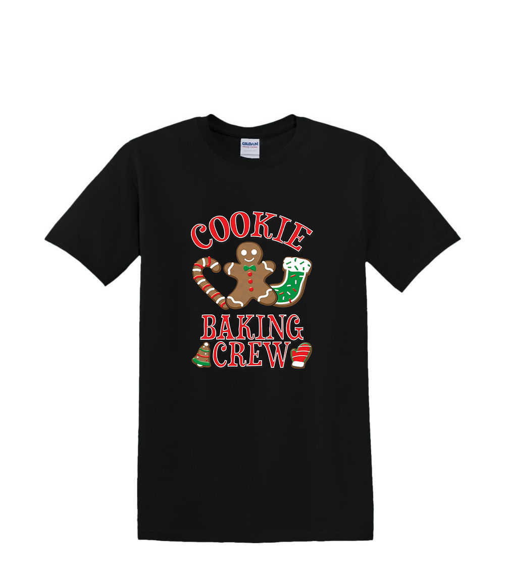 T-Shirt S to 2XL 3XL -COOKIE Baking CREW Santa CHRISTMAS - Fun Humor Adult - Bild 17 von 72