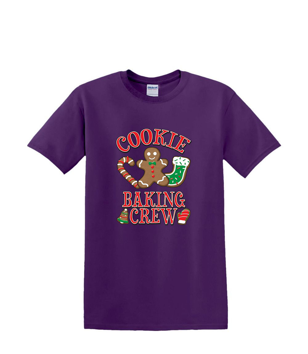 T-Shirt S to 2XL 3XL -COOKIE Baking CREW Santa CHRISTMAS - Fun Humor Adult - Bild 30 von 72